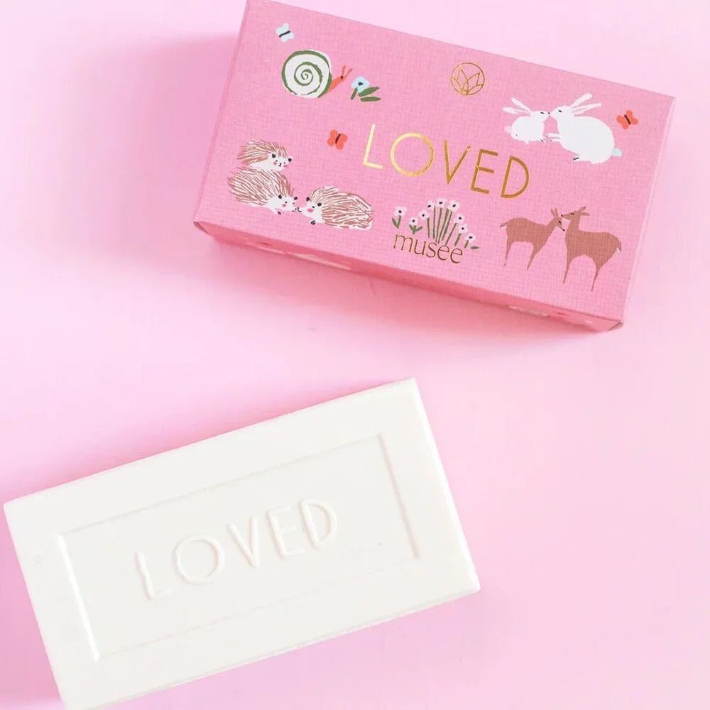 Loved Bar Soap:‎ Lemon, Rosemary, & Honeysuckle scent